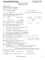 de cuong on tap hoc ki 1 ca trac nghiem va tu luan 