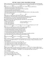 DE VA DAP AN HSG SINH THAI BINH 2016 