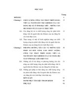 LUẬN văn THẠC sĩ   CHẤT LƯỢNG CÔNG tác PHÁT TRIỂN ĐẢNG VIÊN là NGƯỜI dân tộc KHƠ ME ở các ĐẢNG bộ xã TỈNH bạc LIÊU HIỆN NAY