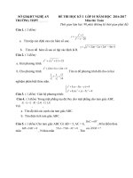 De kiem tra hoc ky i mon toan lop 10 