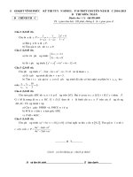 BỘ đề THI CHUYÊN TOÁN vào lớp 10