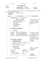 Giáo Án Anh Văn Lớp 8