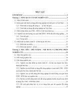 Nghiên cứu sự biến động đất nông nghiệp do ảnh hưởng của quá trình công nghiệp hóa và đô thị hóa huyện sóc sơn, thành phố hà nội (luận văn thạc sĩ)