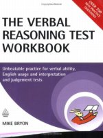 The Verbal Reasoning Test Workbook
