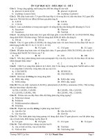 De thi hoc ki i hoa 12 40 cau trac nghiem 