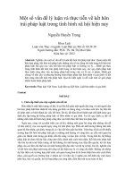 Tiểu luận Một số vấn đề lý luận và thực tiễn về kết hôn trái pháp luật trong tình hình xã hội hiện nayTiểu luận Một số vấn đề lý luận và thực tiễn về kết hôn trái pháp luật trong tình hình xã hội hiện nay