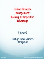 Human resource management gaining a competitive advantage 2014 chapter 2 