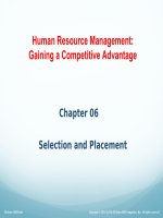 Human resource management gaining a competitive advantage 2014 chapter 6 