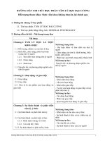 Ôn tập Tâm lý học Đại Cương