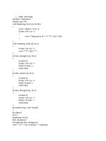 bài tập mảng môn lặp trình căn bản