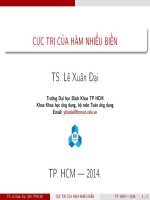 Cực trị hàm nhiều biến