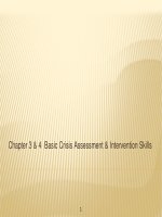 Crisis intervention strategies chapter  3  4 