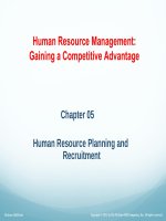 Human resource management gaining a competitive advantage 2014 chapter 5 