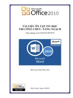 Tài liệu ôn tập thi công chức, nâng ngạch, tuyển dụng giáo viên (Word)