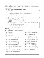 Chuyen de GTLN  GTNN cua ham so 