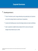 Strategic management chapter 10 corporate governance 