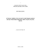 Sử dụng thông tin gần kề vị trí trong khảo duyệt web theo phương thức mạng ngang hàng 