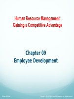 Human resource management gaining a competitive advantage 2014 chapter 9
