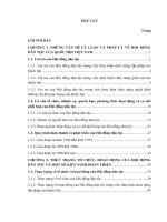 Luận văn Hội đồng dân tộc của Quốc hội