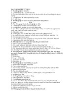 Trắc nghiệm ôn tập thương mại 1 