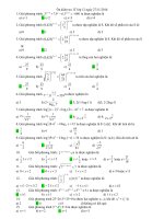 bt trắc nghiệm logarit có đáp án rất hay 