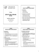 Bài giảng kiểm kê và chỉnh lý biến động đất đai 