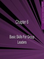 Group counseling strategies and skills chapter 6 