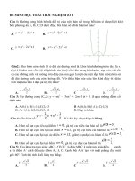 ĐỀ MINH HỌA TOÁN TRẮC NGHIỆM SỐ 1