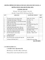 CHƯƠNG TRÌNH lễ kỷ NIỆM NGÀY NHÀ GIÁO VIỆT NAM 20