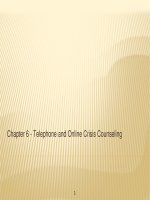 Crisis intervention strategies chapter  6 