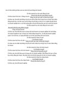 Các chỉ tiêu đánh giá hiệu quả của toàn bộ hoạt động kinh doanh