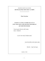 Áp dụng và nâng cao hiệu quả xử lý chất thải chăn nuôi lợn bằng hầm biogas kết hợp hồ sinh học (luận văn thạc sĩ)