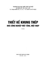 Thiết kế kết cấu nhà công nghiệp một tầng một nhịp - TS Phạm Minh Hà