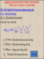 CHƯƠNG 3 HỆ SỐ PHÂN BỐ TẢI TRỌNG THEO PHƯƠNG NGANG CẦU VÀ NỘI LỰC CỦA DẦM CHÍNH