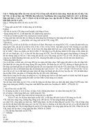 Đề cương ôn tập kĩ thuật Vi xử lí