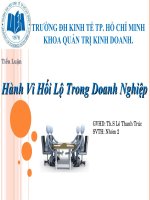 Đề tài: Đạo Đức Kinh Doanh Trong Doanh Nghiệp