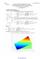 Báo Cáo Mạch Transitor Ghép Liên Tầng Mạch Khuếch Đại Công Suất Đẩy Kéo