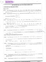 Bài tập hình giải tích trong không gian 20162017