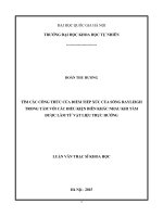 TÌM CÁC CÔNG THỨC CỦA ĐIỂM TIẾP XÚC CỦA SÓNG RAYLEIGH TRONG TẤM VỚI CÁC ĐIỀU KIỆN BIÊN KHÁC NHAU KHI TẤM ĐƯỢC LÀM TỪ VẬT LIỆU TRỰC HƯỚNG (LUẬN VĂN THẠC SĨ)