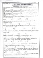 Trắc nghiệm Hình 12  thể tích khối đa diên 20162017