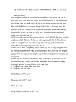 hệ thống xử lý khu nước thải cho khu dân cư đô thị 