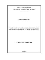 Nghiên cứu ổn định hóa chất thải phóng xạ bằng phương pháp gốm hóa tạo vật liệu dạng synroc (luận văn thạc sĩ)..