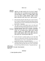 LUẬN văn THẠC sĩ   CÔNG tác vận ĐỘNG QUẦN CHÚNG CHỐNG lấn CHIẾM BIÊN GIỚI của các đơn vị BIÊN PHÒNG TRÊN TUYẾN BIÊN GIỚI đất LIỀN VIỆT NAM   TRUNG QUỐC