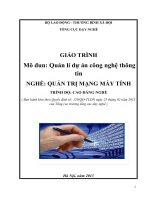 Quản lý dự án công nghệ thông tin