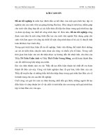 thuyết minh ĐỒ ÁN TỐT NGHIÊP NGANH xâydung và dân dụng