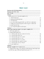 Luận văn XD tiêu chuẩn đánh giá trình độ tập luyện của vận độngviên các môn TT hoạt động có chu kỳ lứa tuổi 15 đến 17 tại thanh hóa 