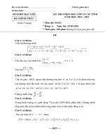 TỔNG hợp đề THI và đáp án THI HSG TỈNH môn TOÁN lớp 12