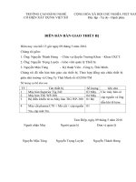 BIEN BAN giao tai san 