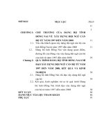 LUẬN văn THẠC sĩ   ĐẢNG bộ TỈNH ĐỒNG NAI LÃNH đạo xây DỰNG đội NGŨ cán bộ từ năm 1997 đến năm 2008