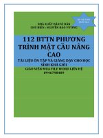 81 bài tập trắc nghiệm phương trình mặt cầu cơ bản